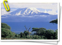 Vista del Monte Kilimanjaro