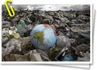 Contaminación con bolsas plásticas