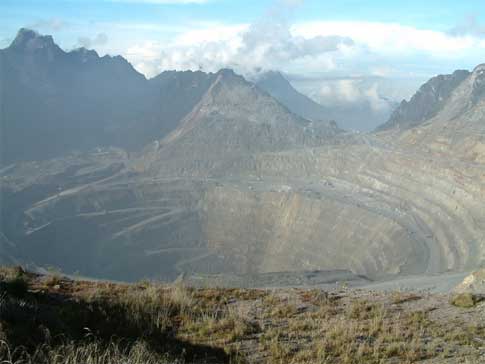 Grasberg, Papúa, Indonesia