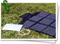 Cargador solar para dispositivos Apple