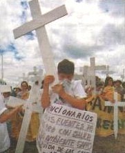 protesta en Las Toscas
