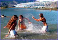 Bañistas en Juneau