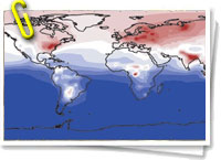 Distribución del metano atmosférico