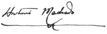 Firma Antonio Machado