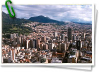 Vista de la ciudad de Bogotá - Colombia