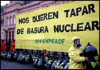 no a la basura nuclear