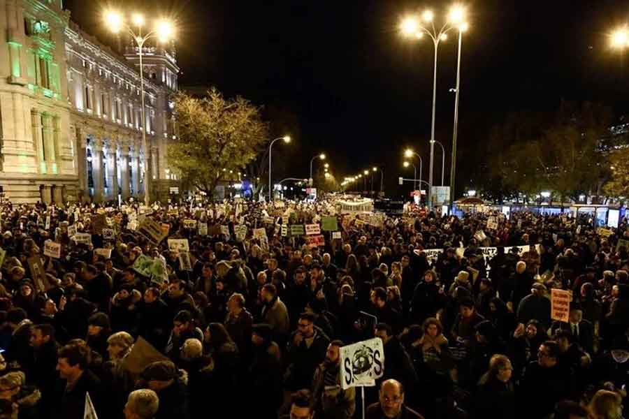 Manifestaciones en Madrid