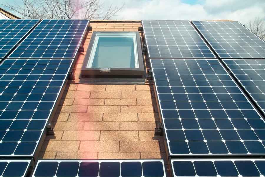 Paneles solares domiciliarios