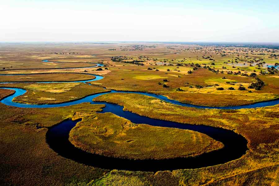 El río Okavango