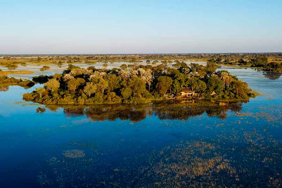 El río Okavango
