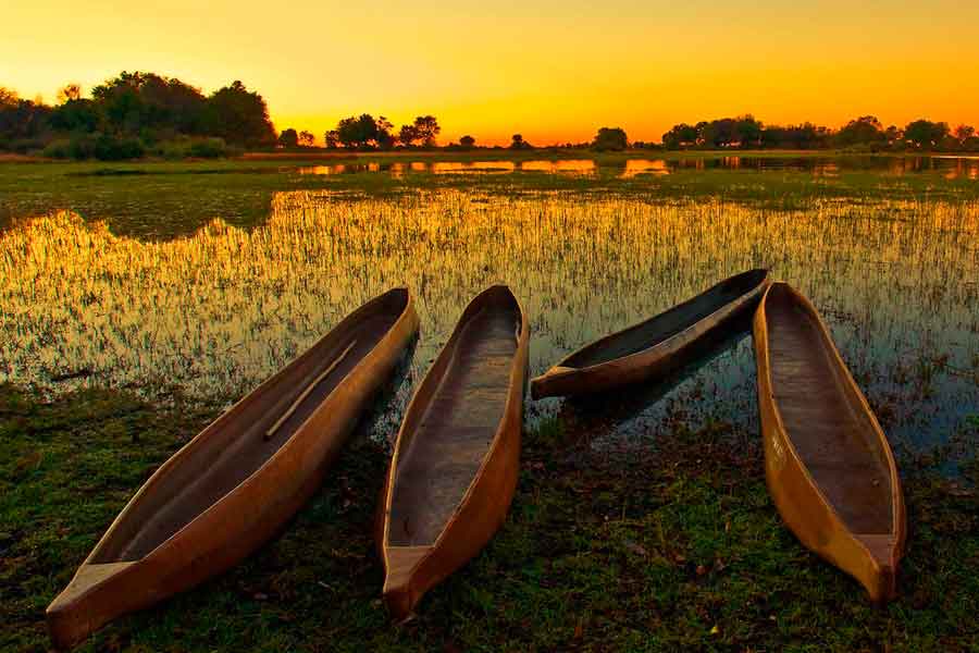 El río Okavango